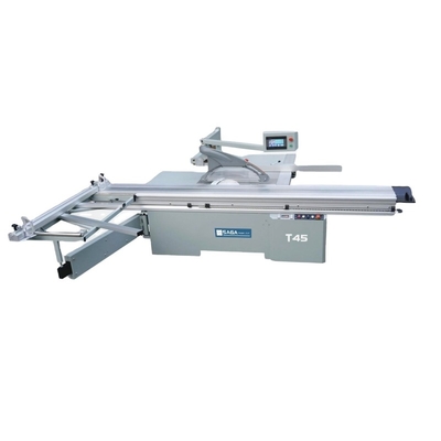 SAGA horizontal sliding table board saw machine 45 or 90 degree sliding table wood saw precision automatic cutting machine